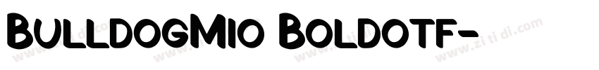 BulldogMio Boldotf字体转换